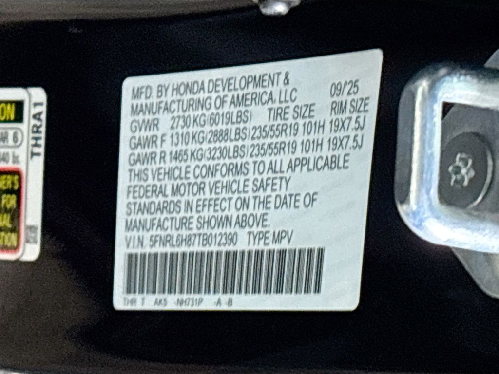 2026 Honda Odyssey Touring