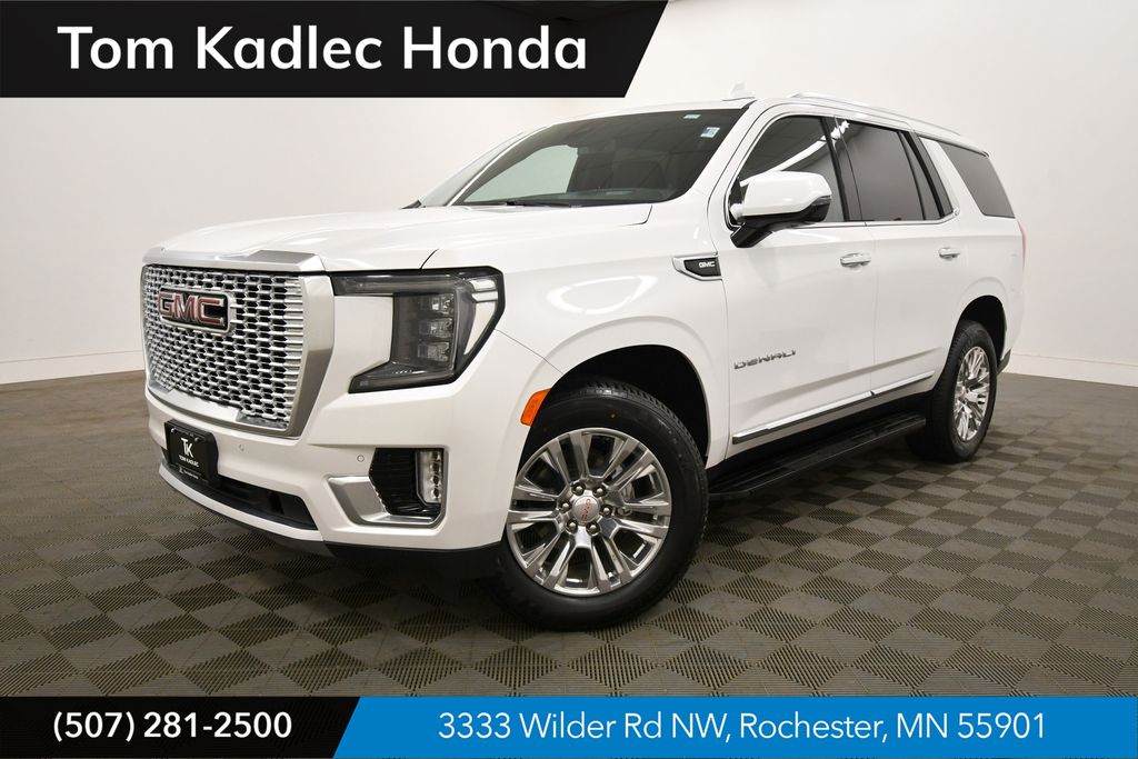 White Frost 2022 GMC Yukon SUV / Crossover Four-Wheel Drive 