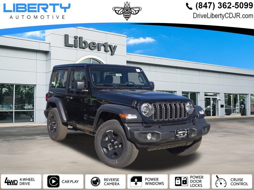 Black Clearcoat 2026 Jeep Wrangler SUV / Crossover Four-Wheel Drive 8-Speed Automatic