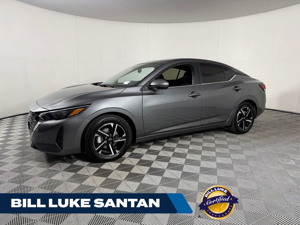 Gray (Gun Metallic) 2025 Nissan Sentra Sedan Front-Wheel Drive Continuously Variable Transmission