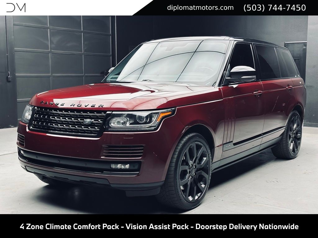 Firenze Red 2016 Land Rover Range Rover SUV / Crossover All-Wheel Drive 8-Speed Automatic