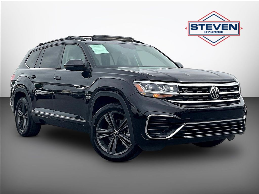 Deep Black 2021 Volkswagen Atlas SUV / Crossover All-Wheel Drive 8-Speed Automatic