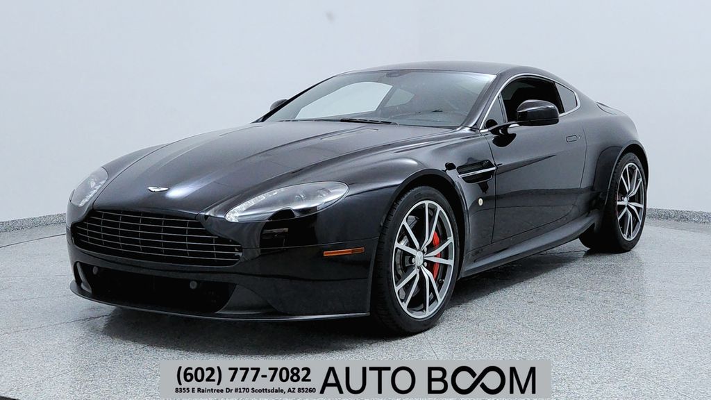 Black 2015 Aston Martin V8 Vantage Coupe RWD Coupe Rear-Wheel Drive 6-Speed Manual Overdrive
