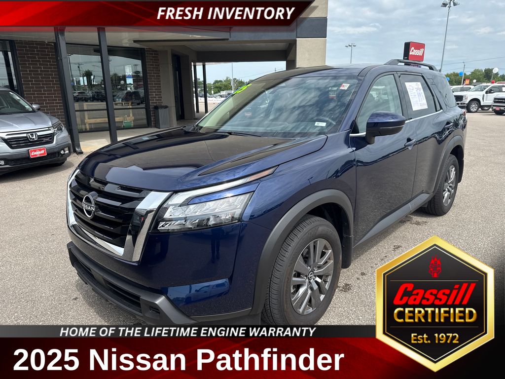 Deep Ocean Blue Pearl 2025 Nissan Pathfinder SUV / Crossover Front-Wheel Drive 9-Speed Automatic