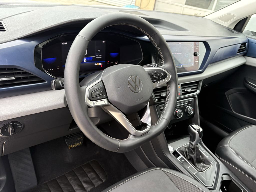 2022 Volkswagen Taos 1.5T SE White at DeMontrond Auto Country