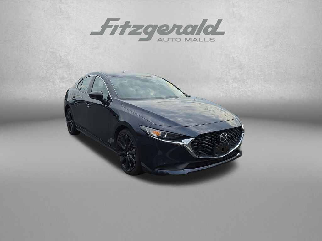 Deep Crystal Blue Mica 2025 Mazda MAZDA3 Sedan Front-Wheel Drive 6-Speed Automatic