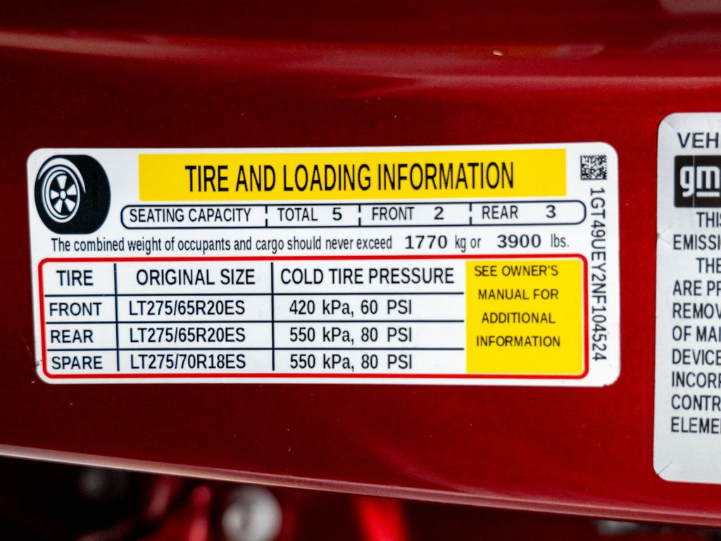 2022 Cayenne Red Tintcoat GMC Sierra 3500HD SLT 4X4 Truck