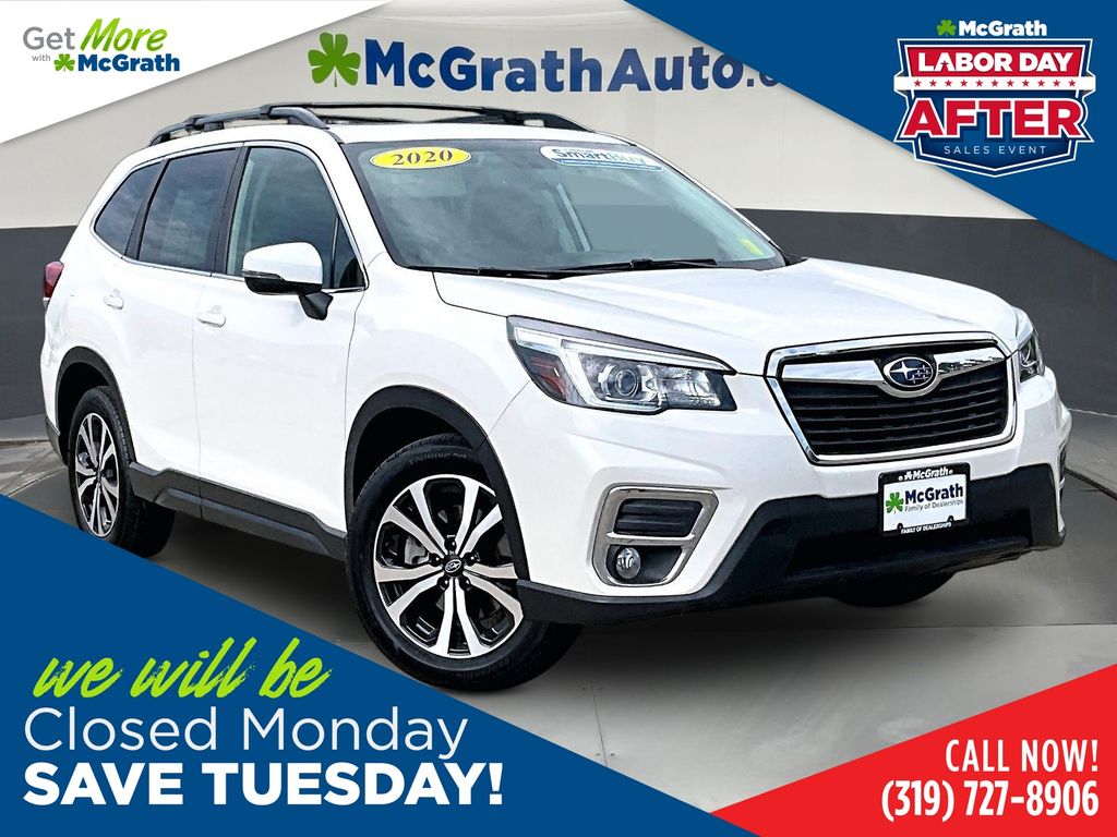 Crystal White Pearl 2020 Subaru Forester SUV / Crossover All-Wheel Drive Continuously Variable Transmission