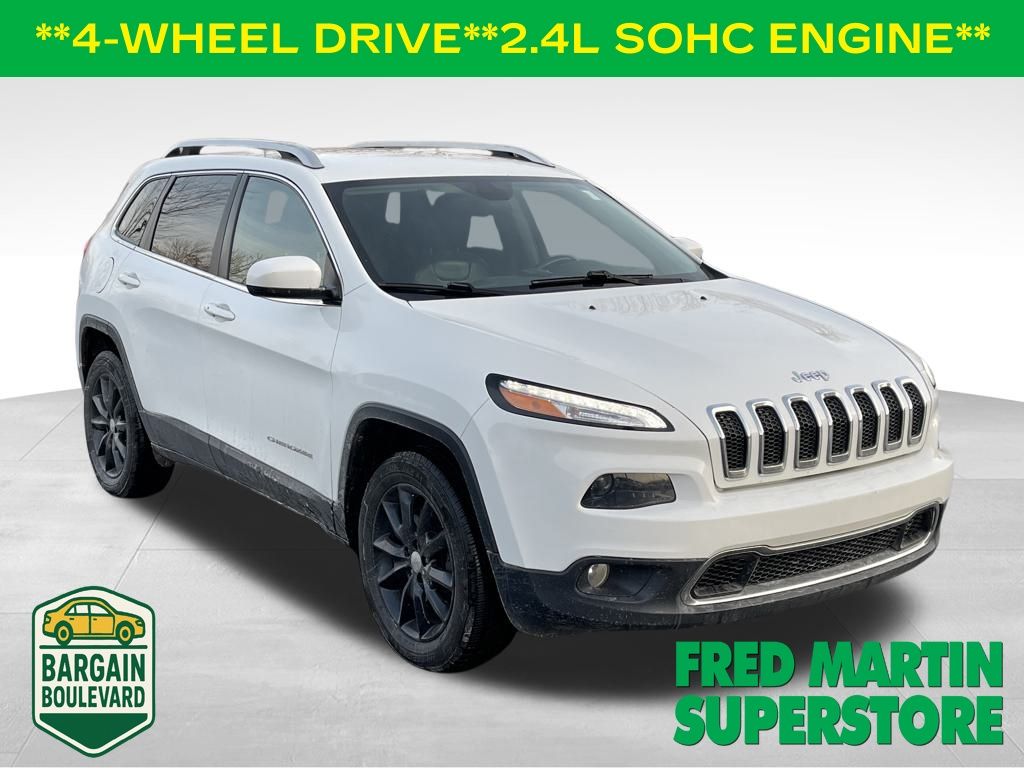 used 2016 Jeep Cherokee car, priced at $11,300
