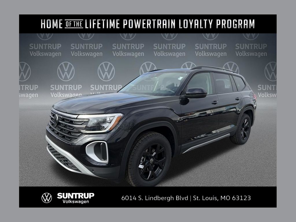 Deep Black Pearl 2026 Volkswagen Atlas SUV / Crossover All-Wheel Drive 8-Speed Automatic