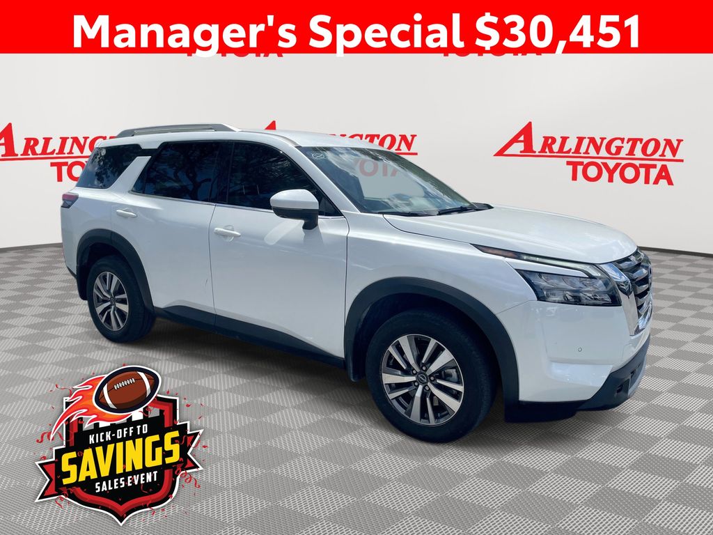 Everest White Pearl 2025 Nissan Pathfinder SUV / Crossover Front-Wheel Drive 9-Speed Automatic