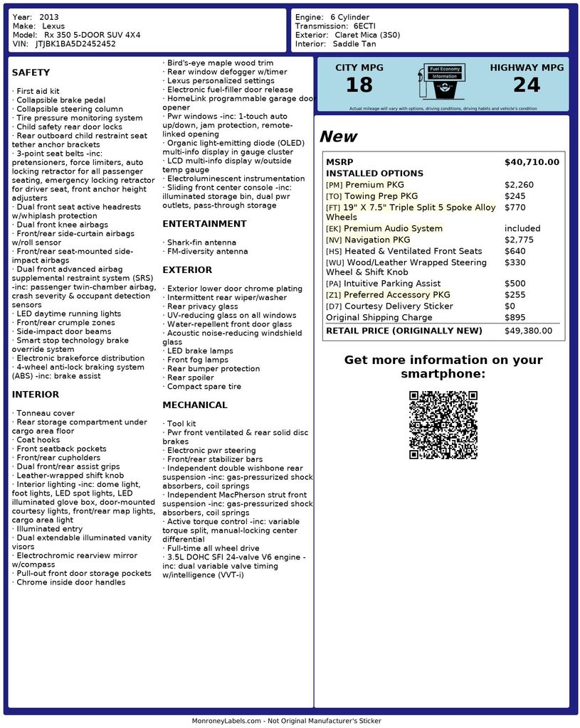 Thumbnail: 2013 Lexus RX - 20