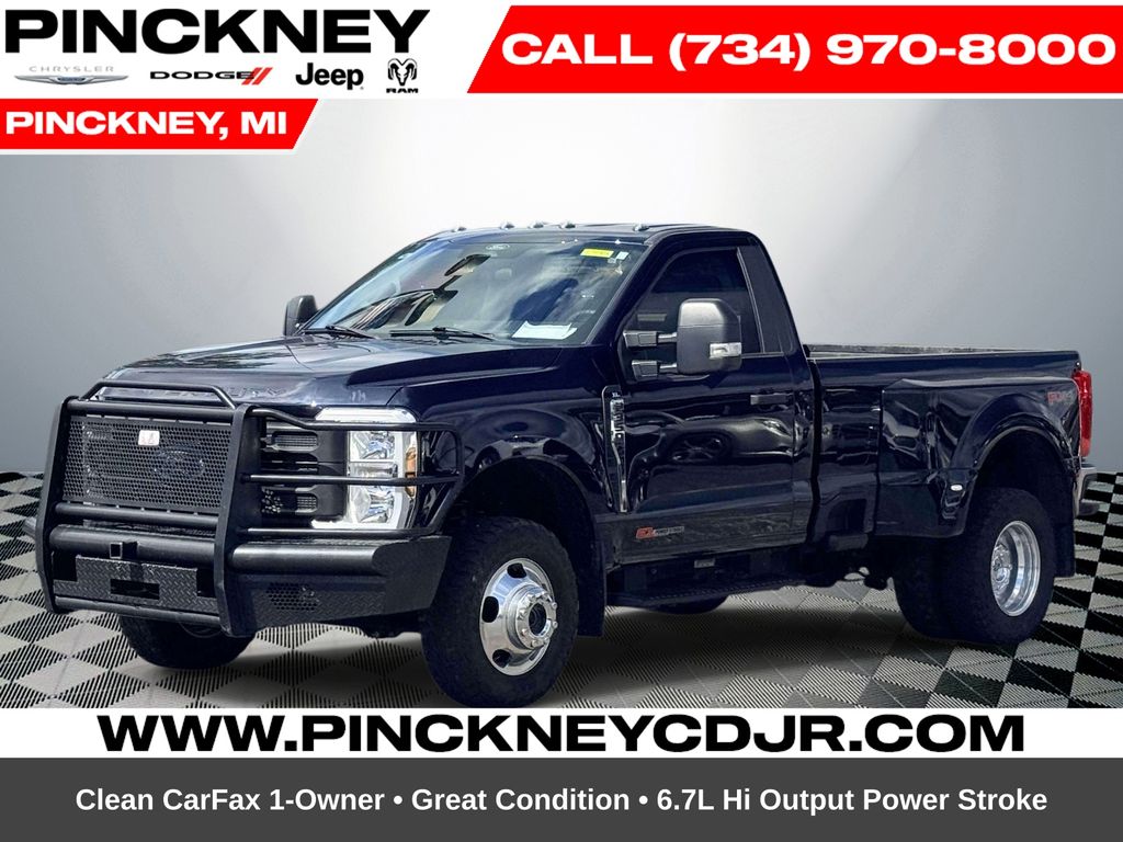 Blue Metallic 2024 Ford F-350 Super Duty Pickup Truck Four-Wheel Drive Automatic