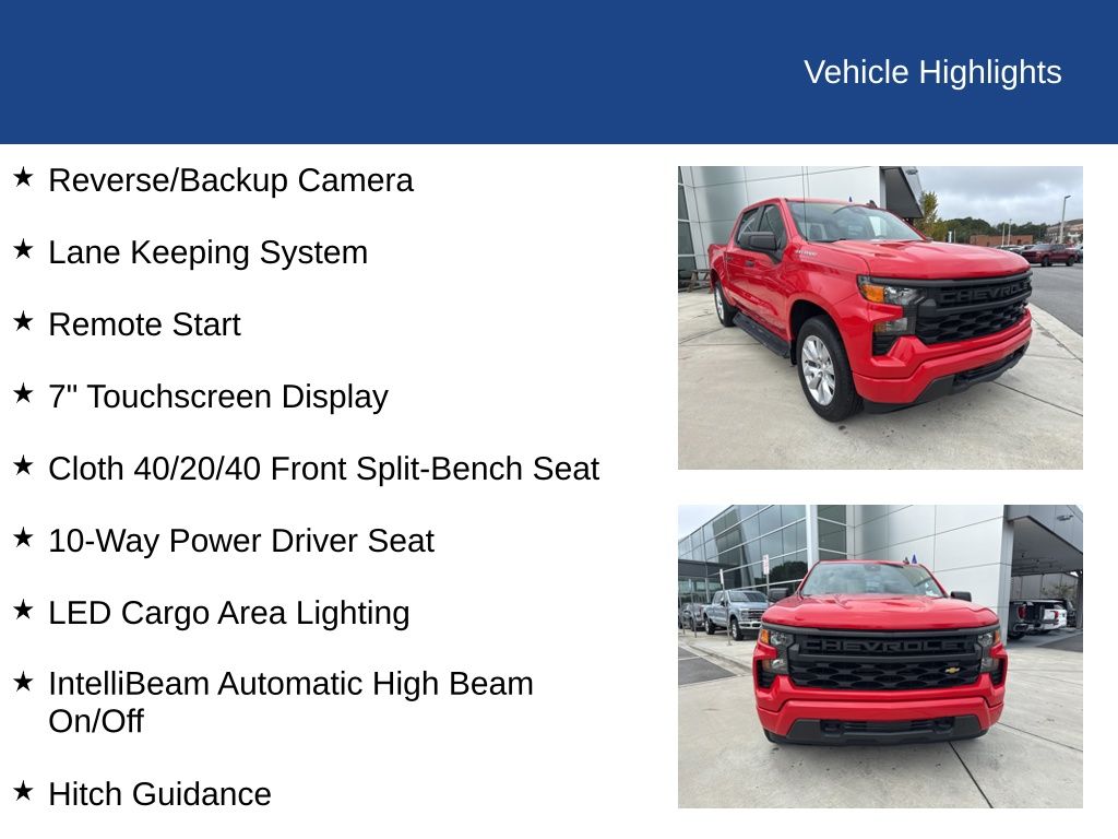 2022 Chevrolet Silverado 1500 2WD Crew Cab Short Bed Custom