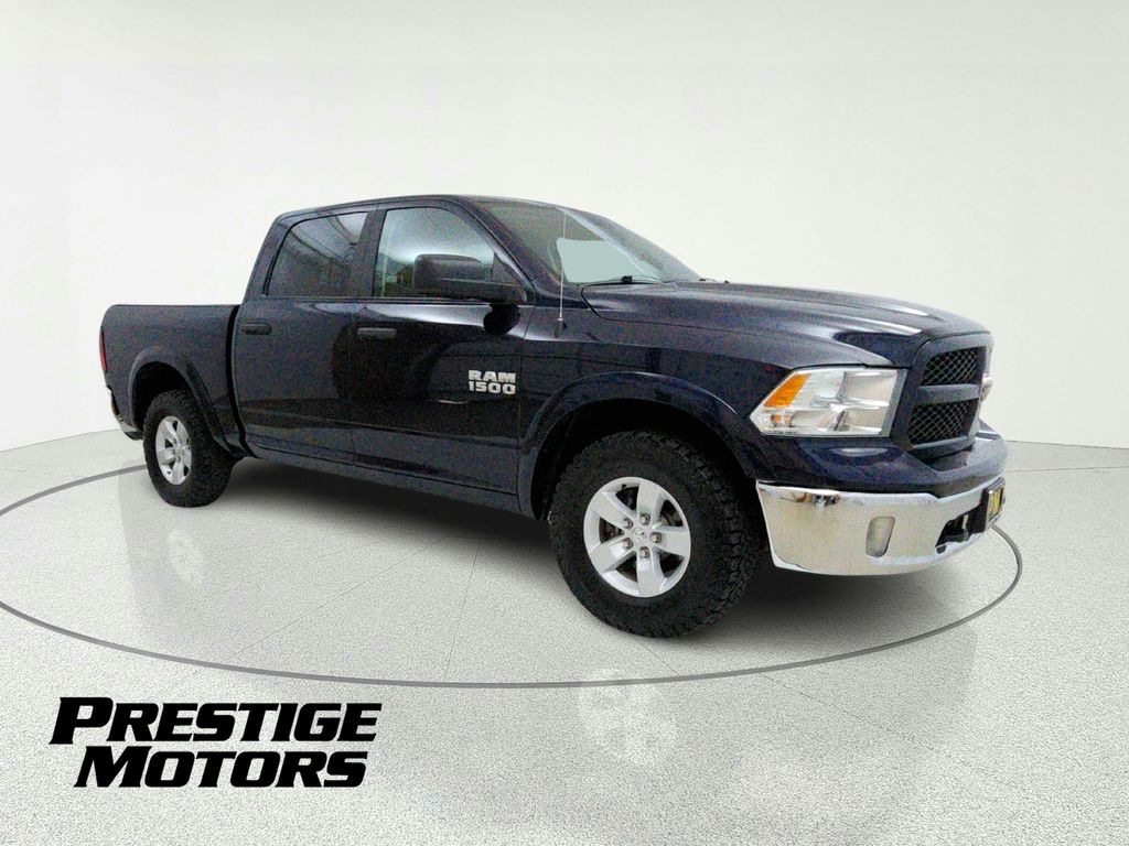 True Blue Pearlcoat 2018 RAM 1500 Pickup Truck Four-Wheel Drive 8-Speed Automatic