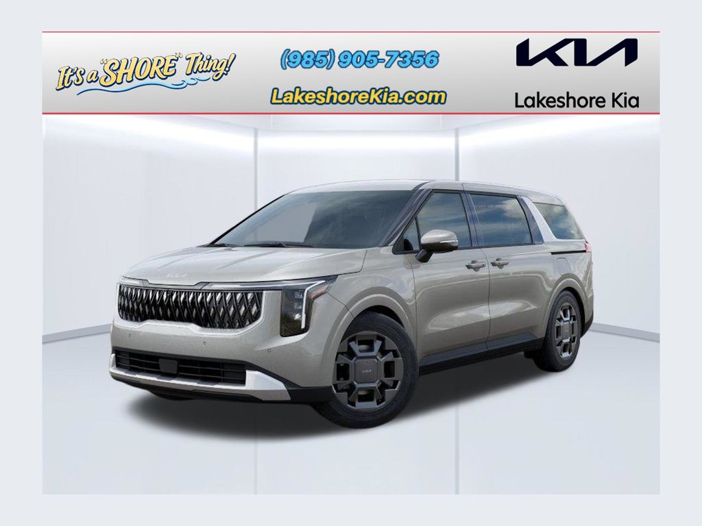 White (Ivory Silver) 2026 Kia Carnival Hybrid Minivan Front-Wheel Drive 6-Speed Automatic