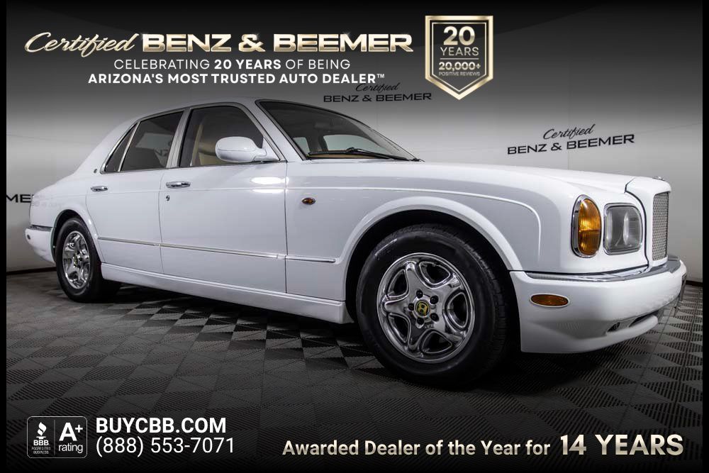 White 1999 Bentley Arnage Sedan Automatic