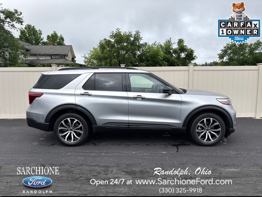 Iconic Silver Metallic 2020 Ford Explorer SUV / Crossover All-Wheel Drive Automatic