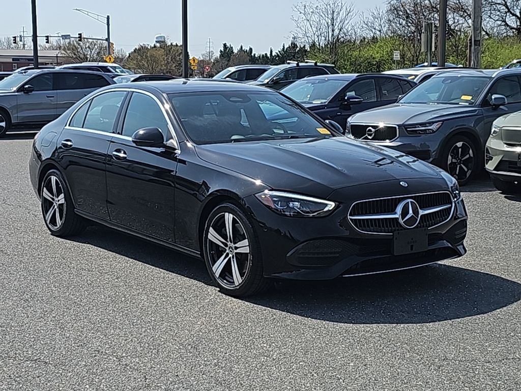 Black 2025 Mercedes-Benz C-Class C 300 4MATIC Sedan All-Wheel Drive 9-Speed Automatic