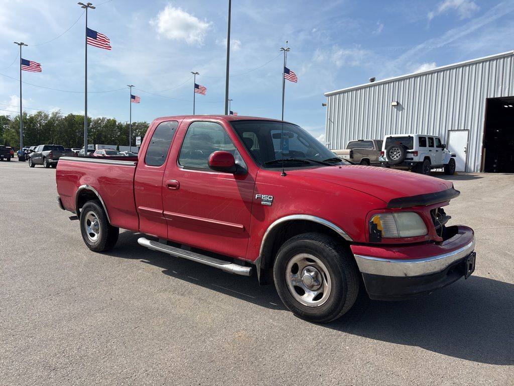 Red 2003 Ford F-150 Pickup Truck 4-Speed Automatic Overdrive