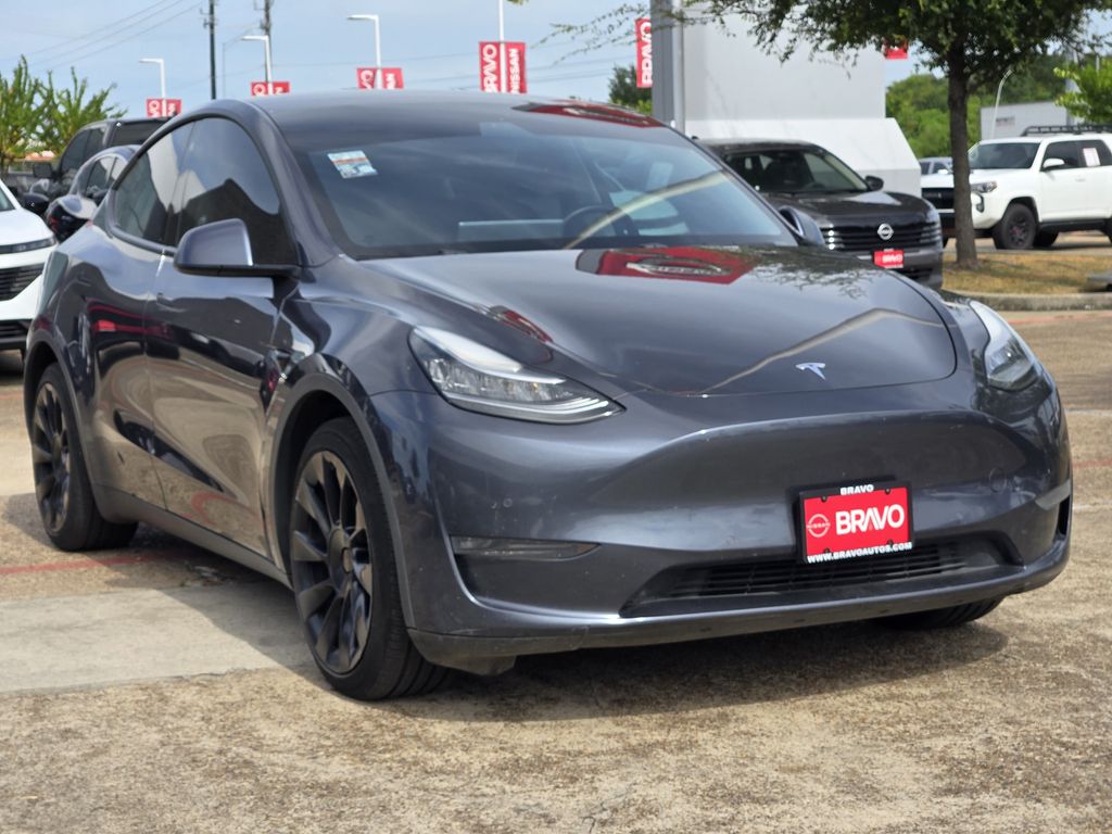 2020 Tesla Model Y Long Range Gray at Shottenkirk Kia Fort Bend