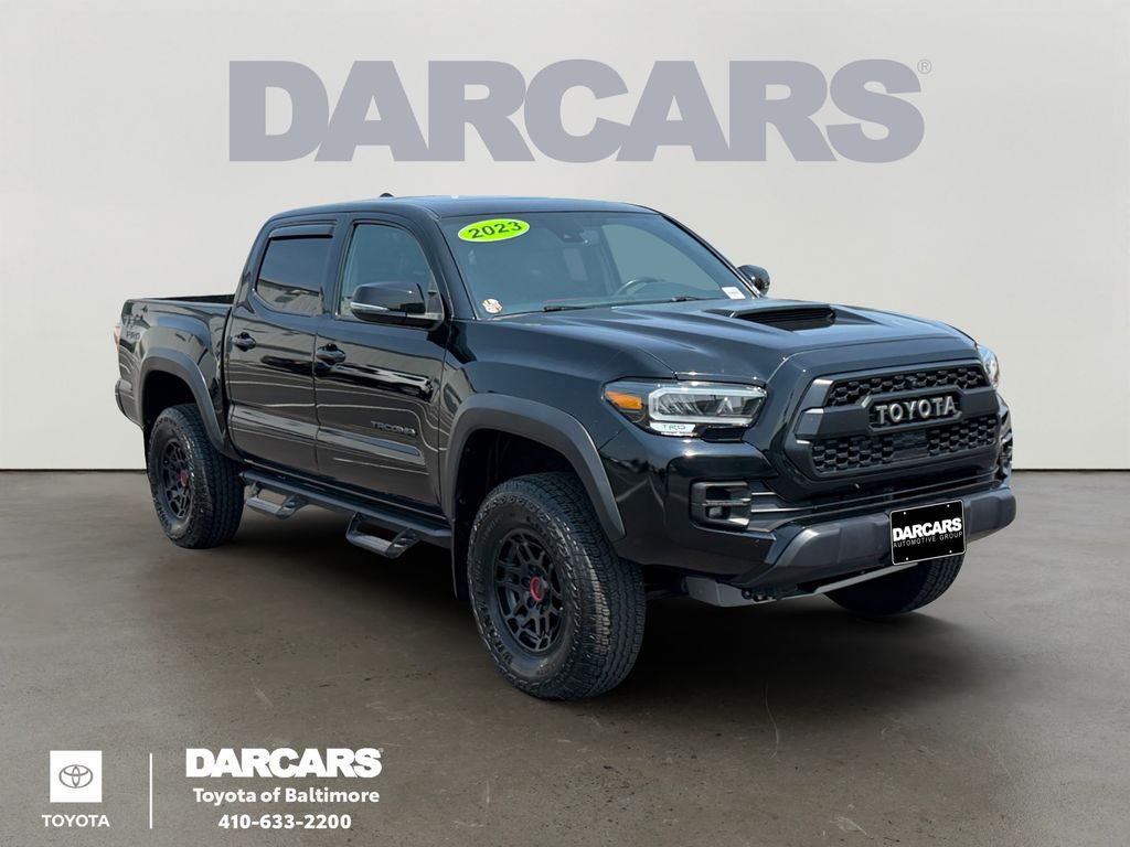 Black 2023 Toyota Tacoma Pickup Truck Four-Wheel Drive 6-Speed Automatic