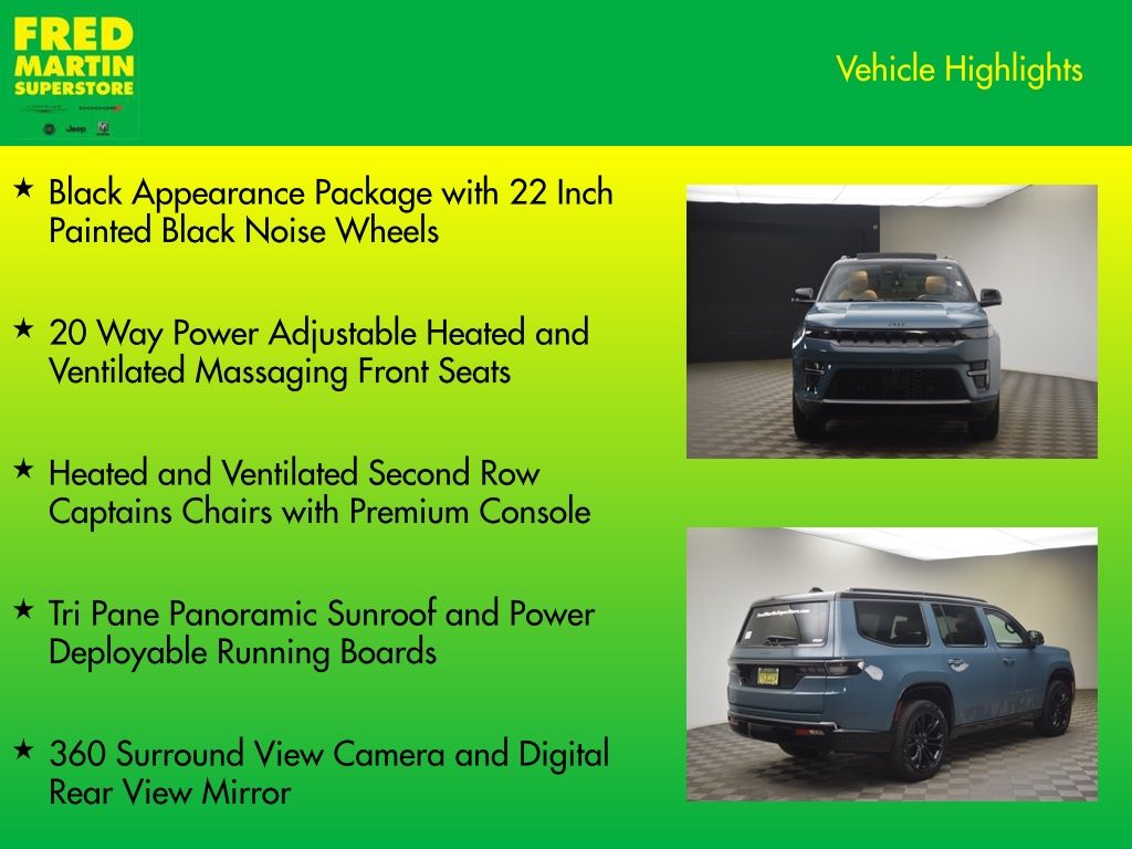new 2026 Jeep Grand Wagoneer car, priced at $100,012
