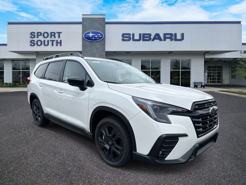 Crystal White Pearl 2025 Subaru Ascent Onyx Edition Touring AWD SUV / Crossover All-Wheel Drive Continuously Variable Transmission