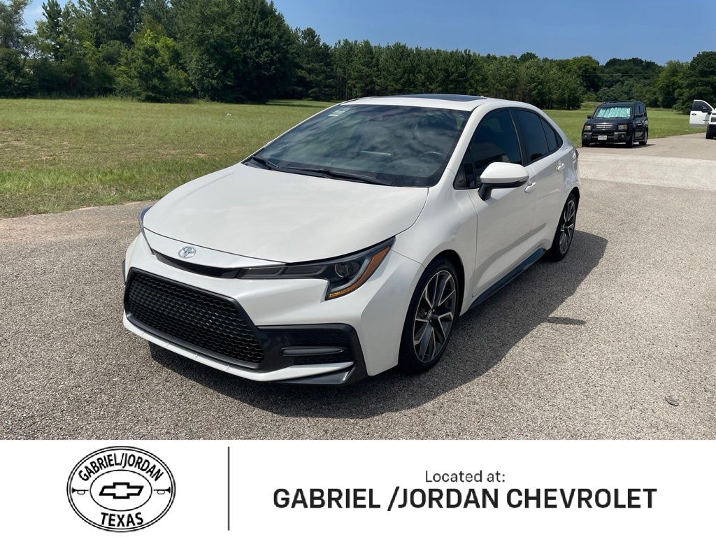 White (Blizzard Pearl) 2021 Toyota Corolla Sedan Front-Wheel Drive Continuously Variable Transmission