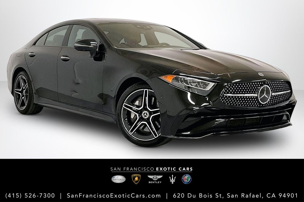 Black 2023 Mercedes-Benz CLS 450 4MATIC Coupe All-Wheel Drive 9-Speed Automatic