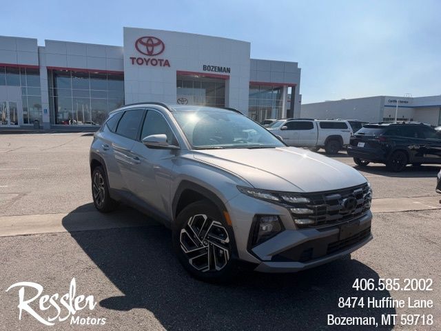 Shimmering Silver 2025 Hyundai Tucson Hybrid Limited AWD SUV / Crossover All-Wheel Drive 6-Speed Automatic