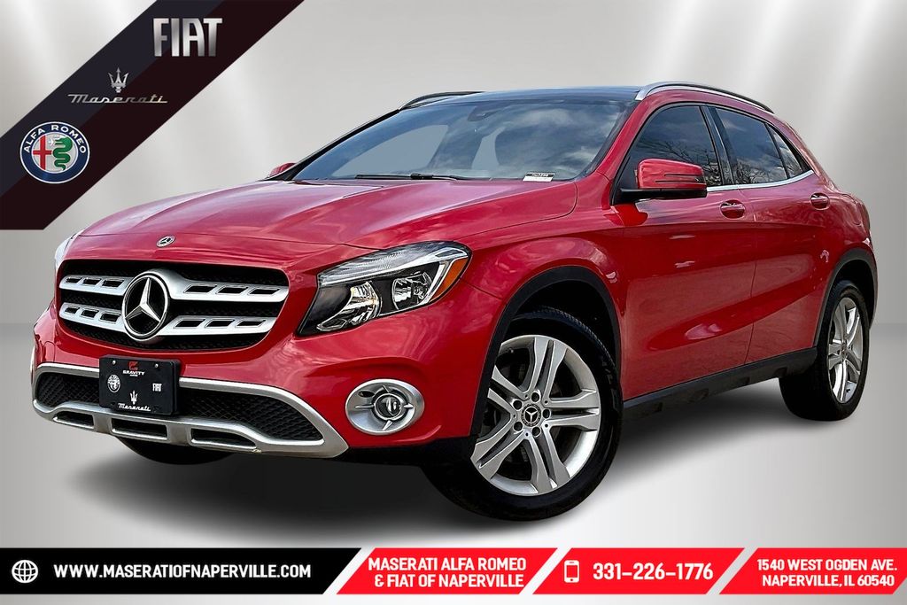 Jupiter Red 2019 Mercedes-Benz GLA 250 4MATIC SUV / Crossover All-Wheel Drive 7-Speed Automatic