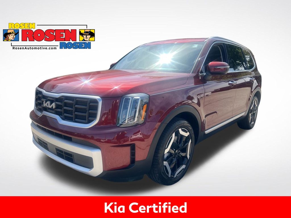 Dawning Red 2024 Kia Telluride SUV / Crossover All-Wheel Drive 8-Speed Automatic