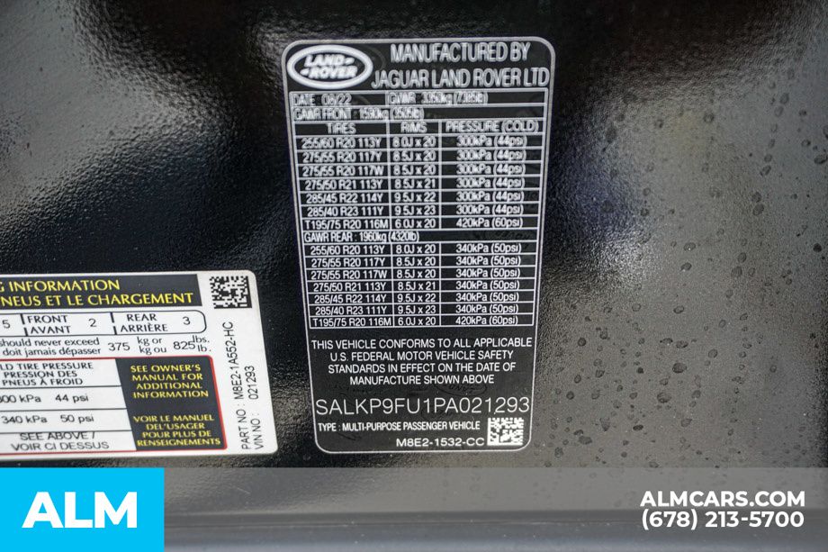 Used 2023 Black Land Rover SE image 60