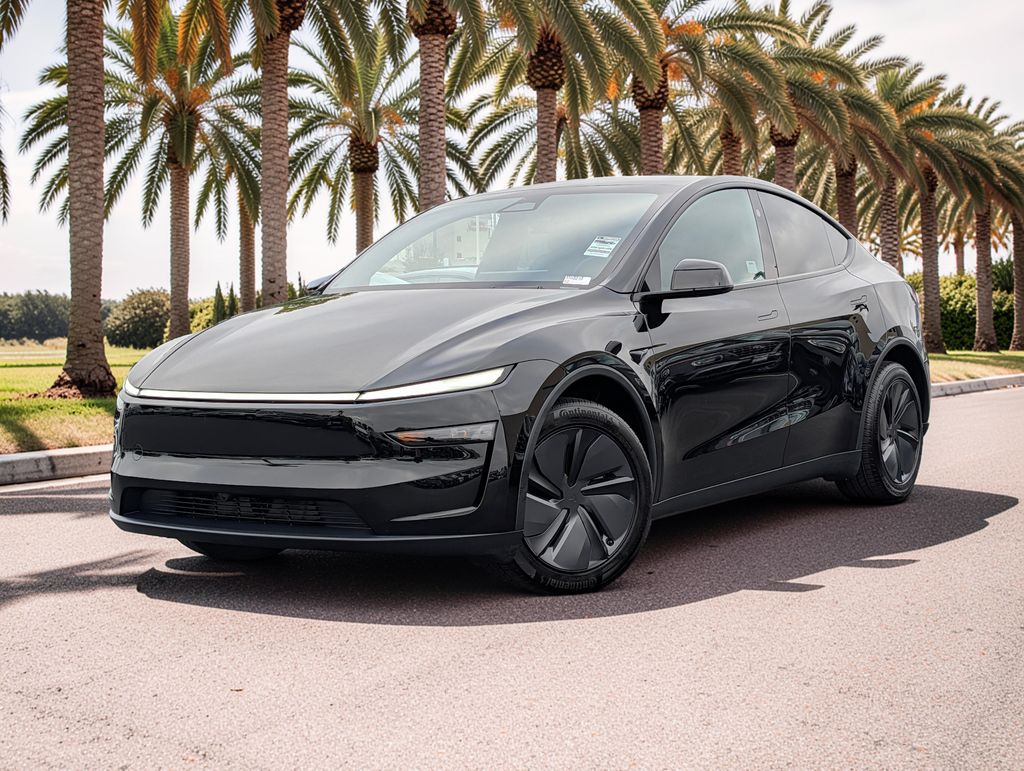 Solid Black 2026 Tesla Model Y SUV / Crossover Rear-Wheel Drive 1-Speed Automatic