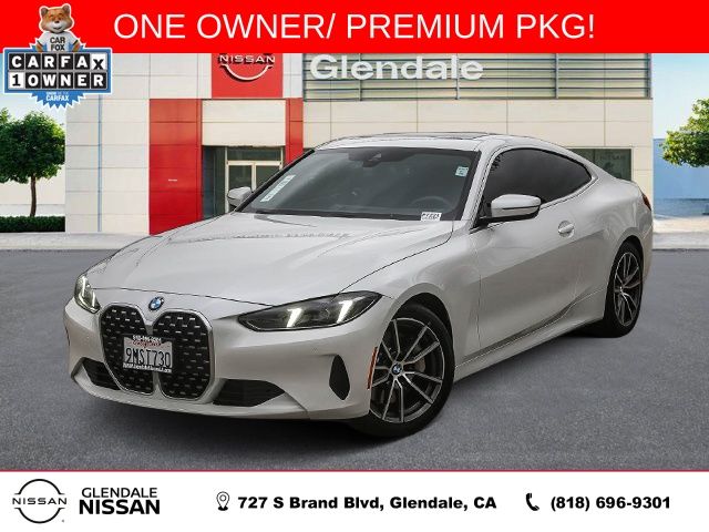 White Metallic 2025 BMW 4 Series 430i Coupe RWD Coupe Rear-Wheel Drive 8-Speed Automatic