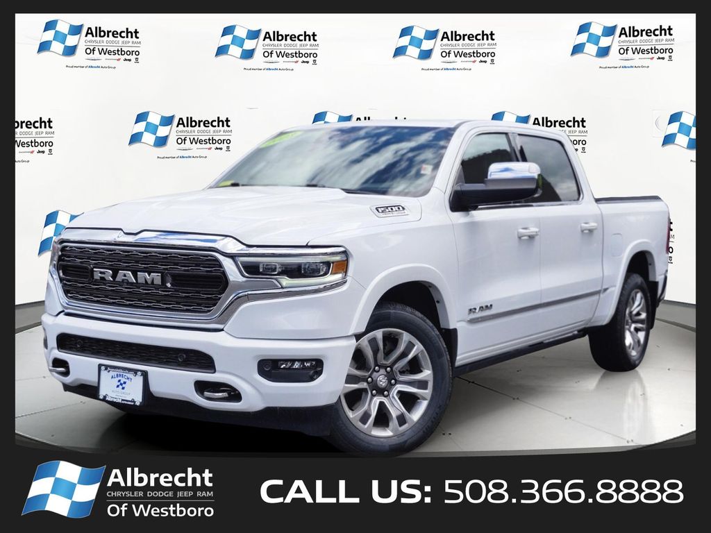 Bright White Clearcoat 2023 RAM 1500 Pickup Truck Four-Wheel Drive 8-Speed Automatic
