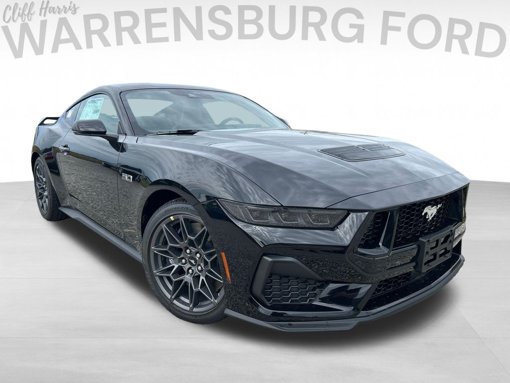 Shadow Black 2026 Ford Mustang Coupe Rear-Wheel Drive 6-Speed Manual