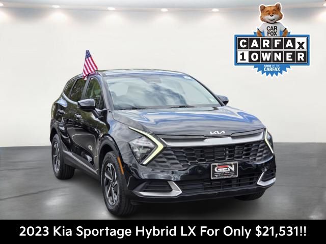 Fusion Black 2023 Kia Sportage Hybrid LX AWD SUV / Crossover All-Wheel Drive 6-Speed Automatic