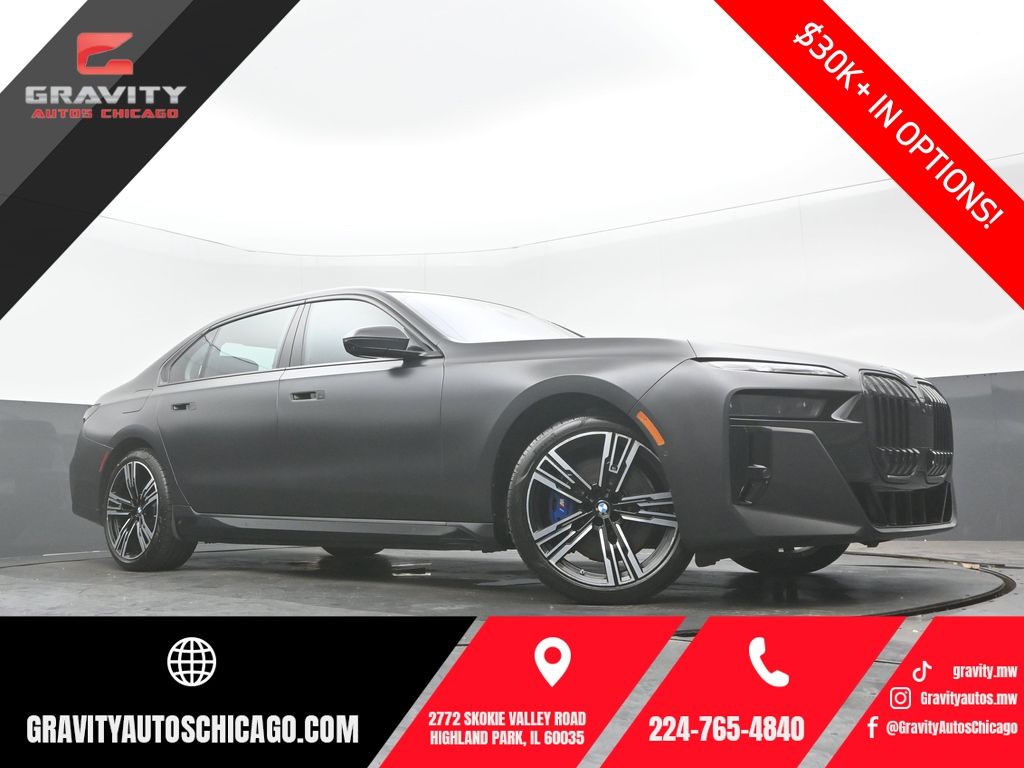 Frozen Deep Gray 2023 BMW i7 Sedan All-Wheel Drive Automatic