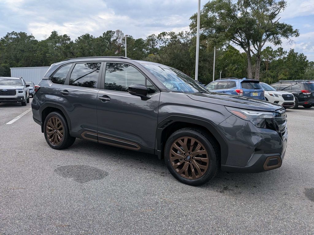 Magnetite Gray Metallic 2025 Subaru Forester SUV / Crossover All-Wheel Drive Continuously Variable Transmission