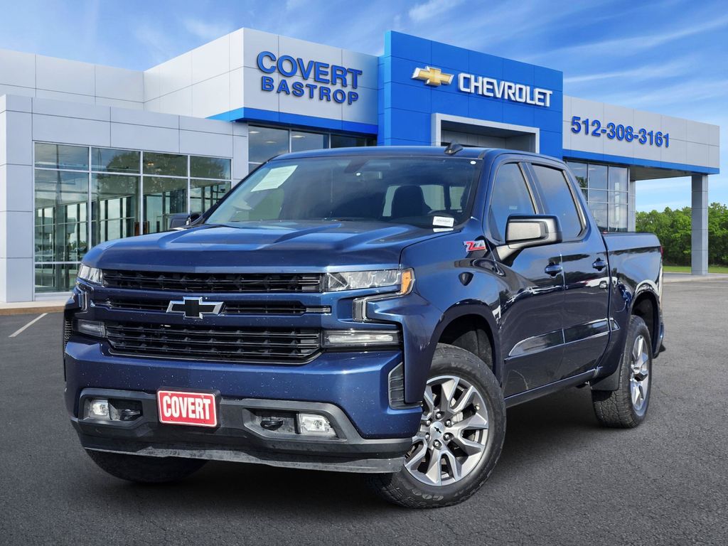 Blue Metallic 2019 Chevrolet Silverado 1500 Pickup Truck Four-Wheel Drive 8-Speed Automatic