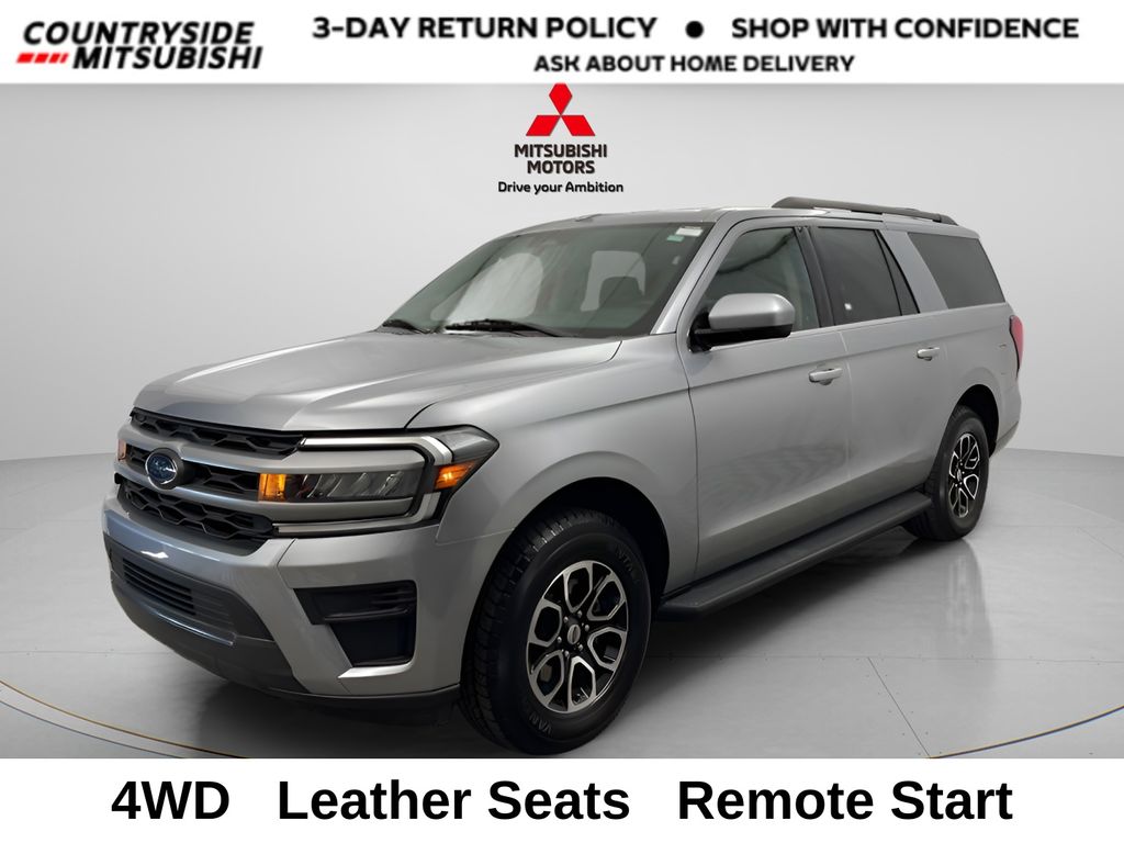 Iconic Silver Metallic 2024 Ford Expedition MAX XLT 4WD SUV / Crossover Four-Wheel Drive Automatic