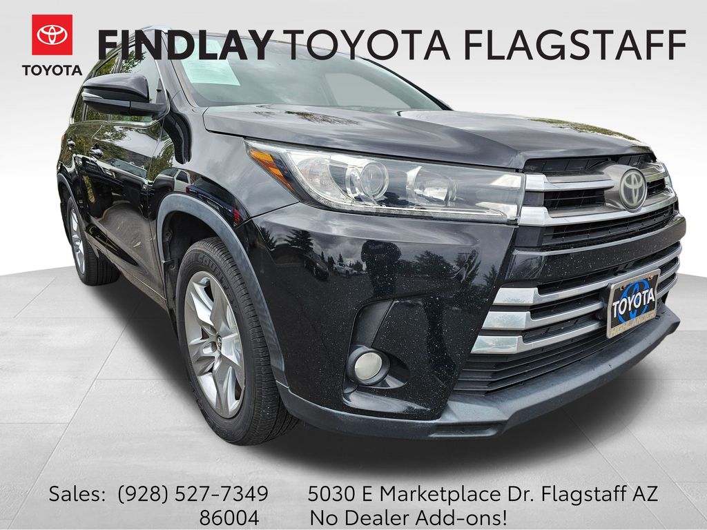 Midnight Black Metallic 2017 Toyota Highlander SUV / Crossover All-Wheel Drive 8-Speed Automatic
