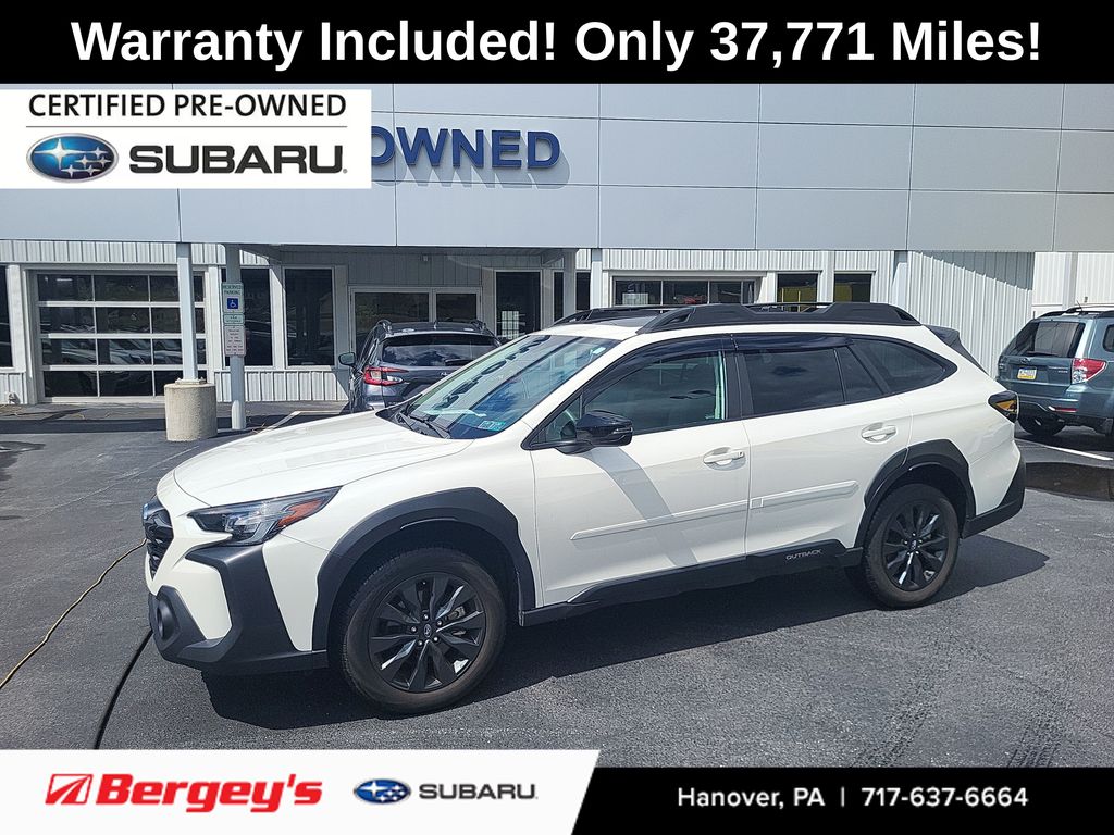 Crystal White Pearl 2024 Subaru Outback SUV / Crossover All-Wheel Drive Continuously Variable Transmission