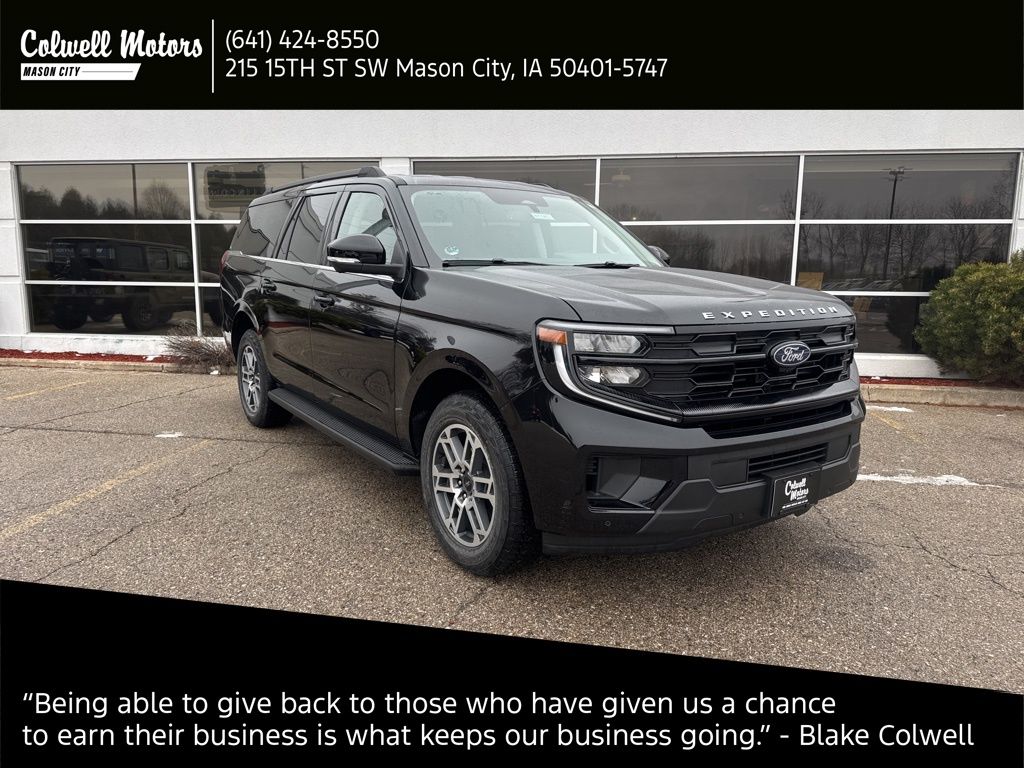 Agate Black Metallic 2026 Ford Expedition SUV / Crossover Four-Wheel Drive Automatic