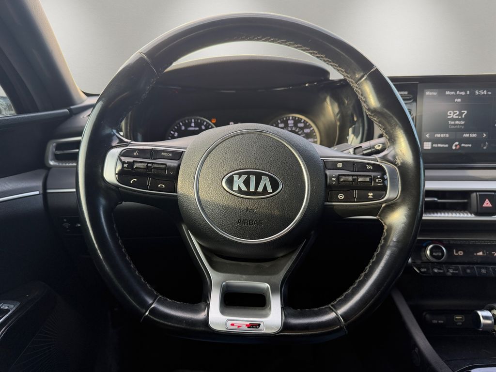 Passion Red 2021 Kia K5 Sedan Front-Wheel Drive 8-Speed Automatic
