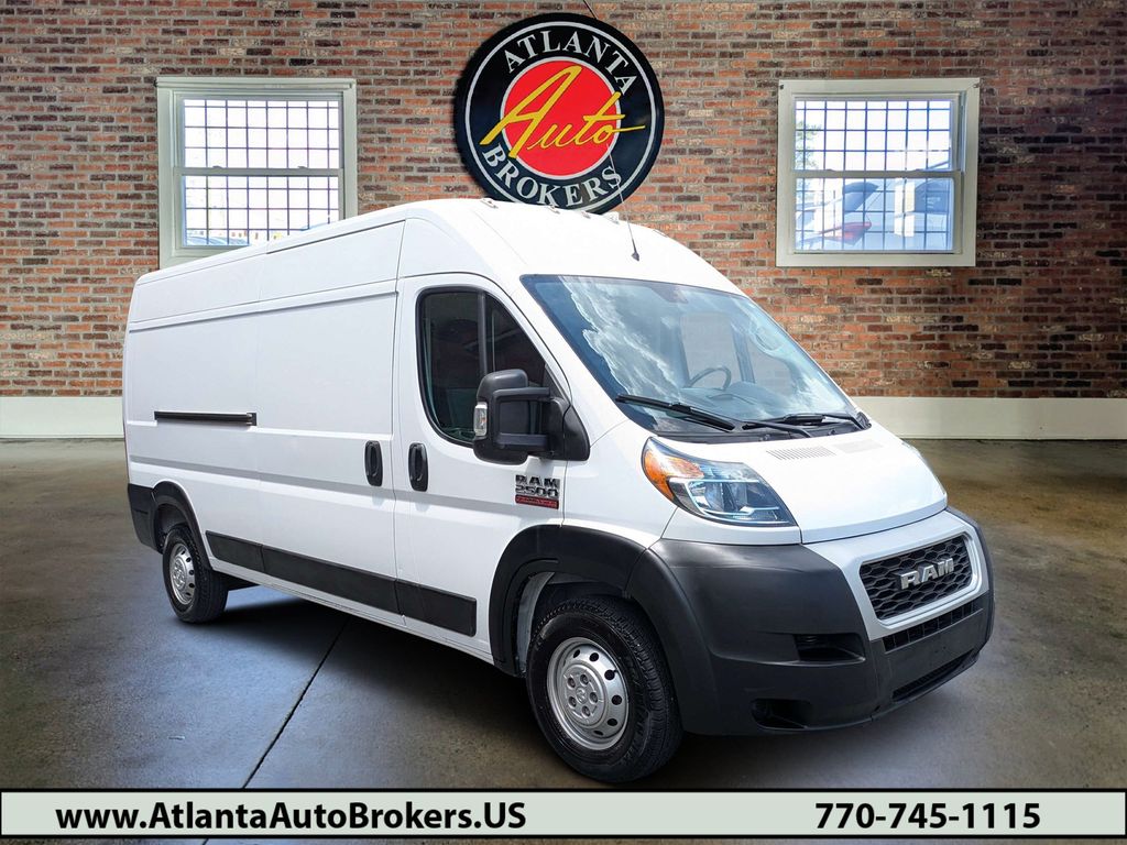 Bright White Clearcoat 2021 RAM ProMaster Van Front-Wheel Drive 6-Speed Automatic