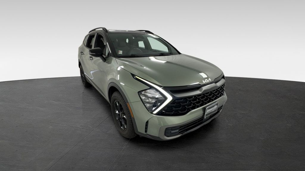 Jungle Green/Ebony Black Roof 2023 Kia Sportage SUV / Crossover All-Wheel Drive 8-Speed Automatic