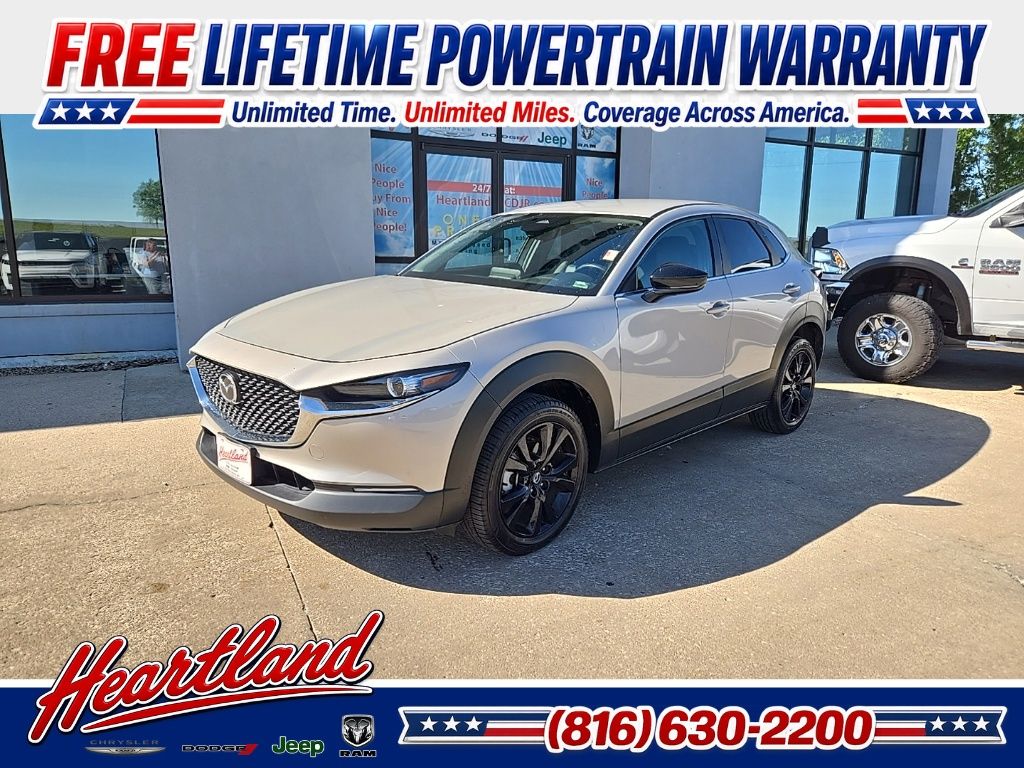 Gray (Platinum Quartz Metallic) 2024 Mazda CX-30 SUV / Crossover All-Wheel Drive 6-Speed Automatic